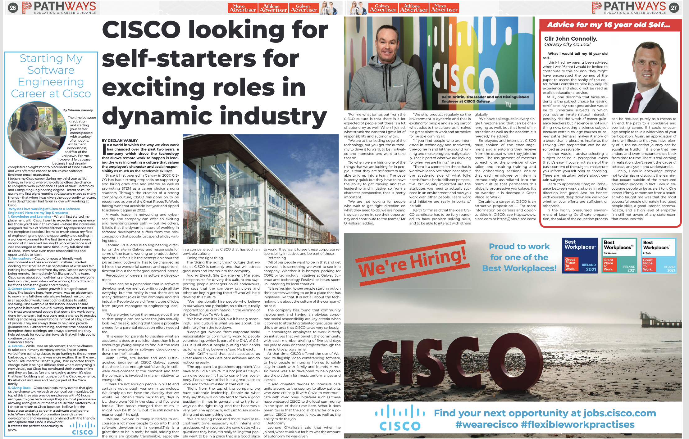 Cisco - Ad Galway Newspaper