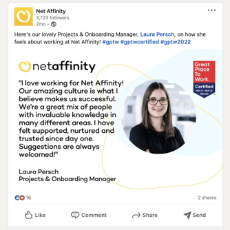 Employee quote net affinity